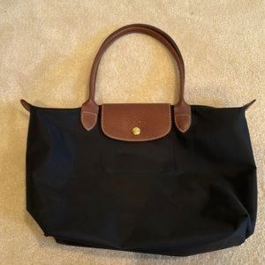 Longchamp Pilage Medium Nylon Shoulder Tote